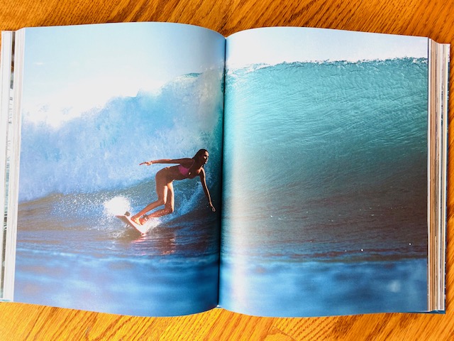 Centerfold of She Surf book